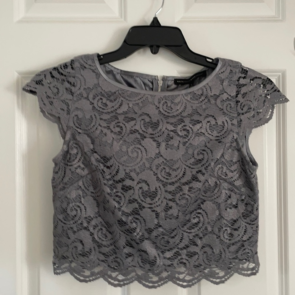 Women’s Cropped Lace Blouse
